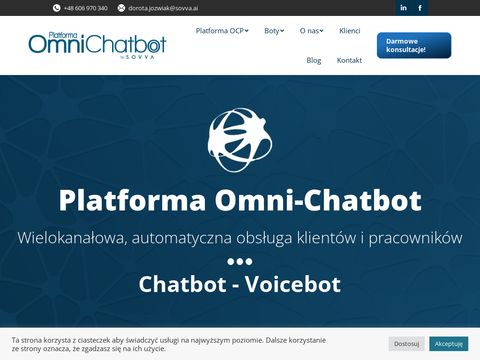 Omni-chatbot.pl platforma - voicebot AI