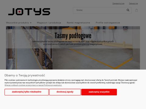 Jotys.pl - wyposażenie hali produkcyjnej