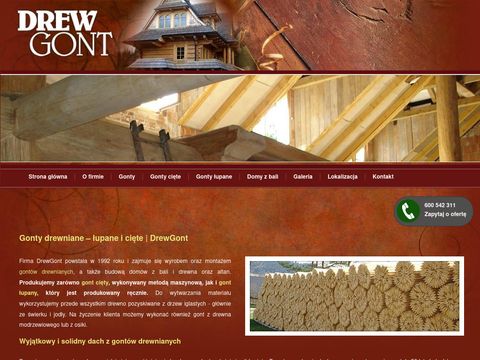 Drewgont.pl - gonty drewniane cięte