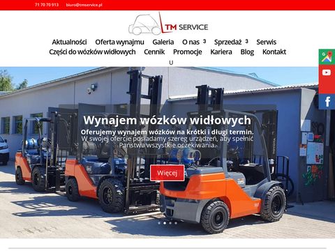 Tmservice.pl wózki widłowe