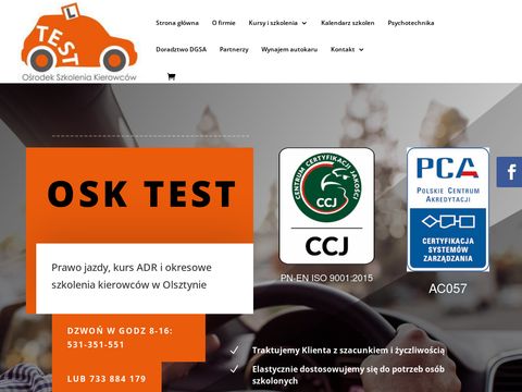Testosk.pl badania za punkty karne Olsztyn
