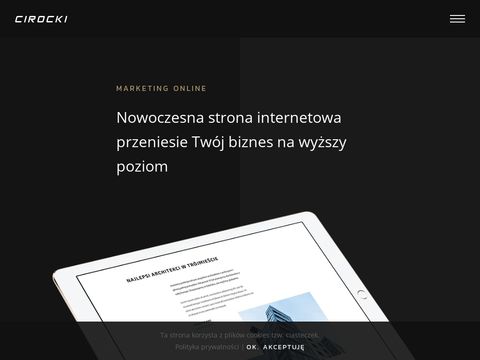 Cirocki.pl - projektowanie stron internetowych