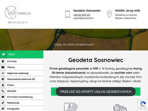 Wigra - geogeta Sosnowiec, usługi geodezyjne