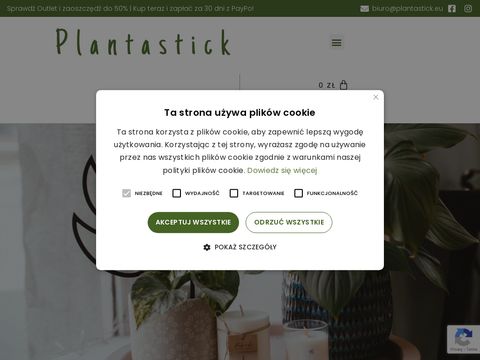 Plantastick - podpórki do roślin z tworzywa PLA