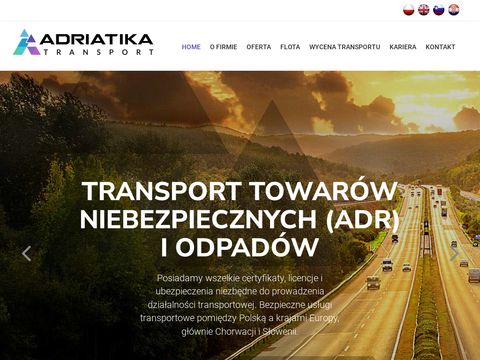 Adriatika - transport ADR