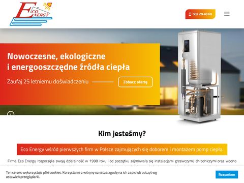 Ecoenergy.com.pl - powietrzne pompy ciepła