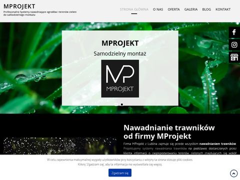 Mprojekt-nawodnienia.pl nawadnianie trawników