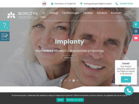 Borczyk klinika implantologii i stomatologii estetycznej