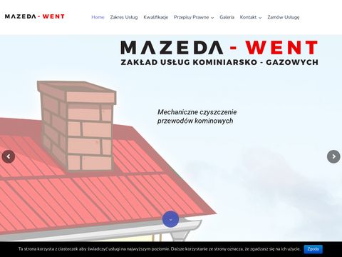 Mazeda-Went zakład kominiarsko-gazowy Gdańsk