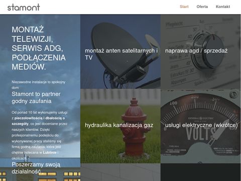 Stamont.pl montaż anten, telewizji