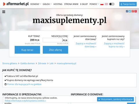 Maxisuplementy.pl - tabletki na odchudzanie