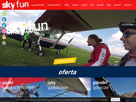 Skyfun.pl - skoki spadochronowe