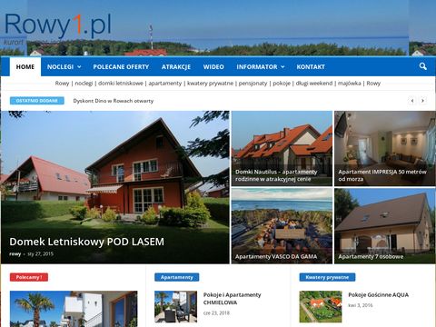 Rowy1.pl – noclegi, domki letniskowe i apartamenty