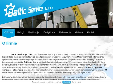 Baltic Service podnośniki hydrauliczne
