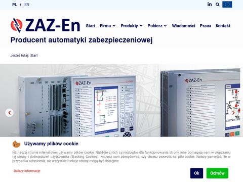Zaz-en.pl przekaźniki zabezpieczeniowe