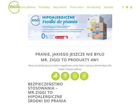 Mr-ziggi.pl - hipoalergiczne środki do prania