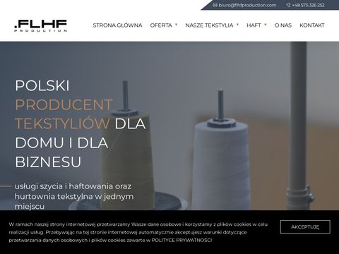 FLHF Production - polski producent tekstyliów
