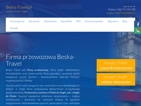 Beska-travel.pl bus do Anglii