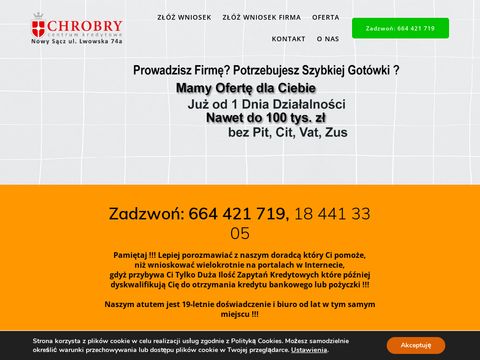 Kredyty-chrobry.pl - chwilówki Nowy Sącz