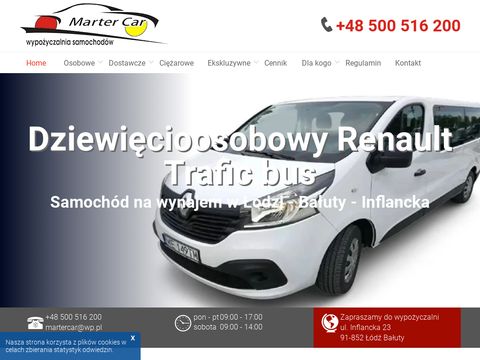 Marter-car.pl - wynajęcie samochodu Łódź