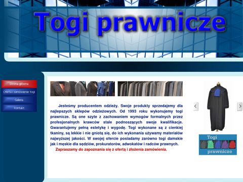 Togi-prawnicze.com.pl estetyka i wygoda