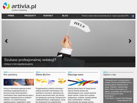 Content marketing - Artivia.pl
