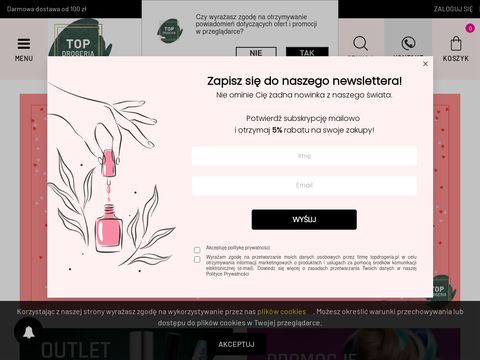 Topdrogeria.pl duży wybór perfum online