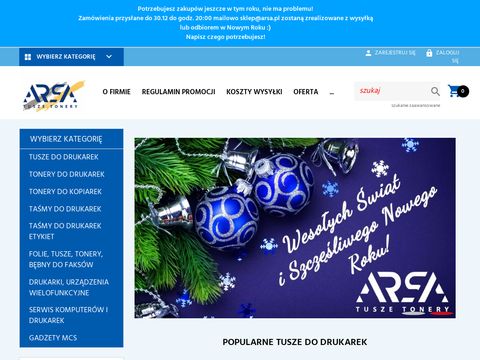 Arsa.pl tonery sklep Warszawa