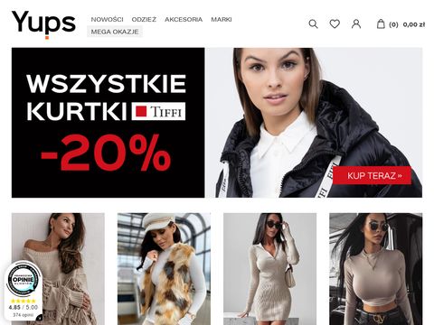 Yups.pl butik sklep internetowy z modną odzieżą