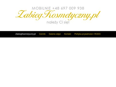Zabiegkosmetyczny.pl mobilne usługi Warszawa