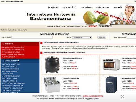 Gastronomiczne.pl hurtownia gastronomiczna