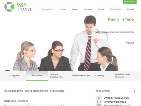 MSP Finance usługi księgowe Warszawa