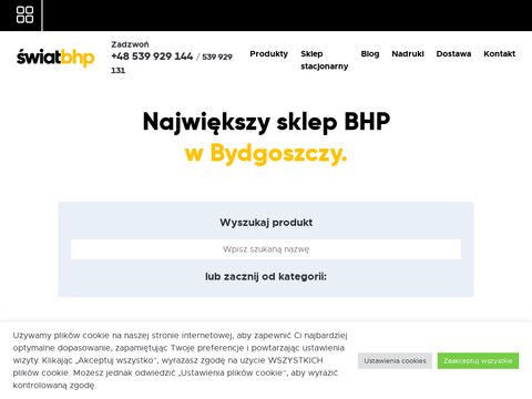Swiatbhp.com.pl odzież dla pracowników