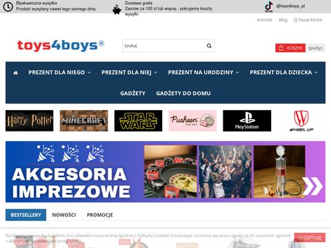 Toys4boys.pl - sklep z prezentami