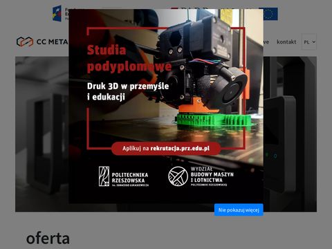 Ccmetal.pl drukarki 3D sprzedaż