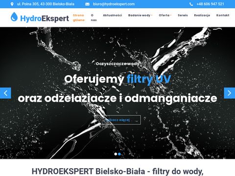 Hydroekspert.com badanie wody Bielsko