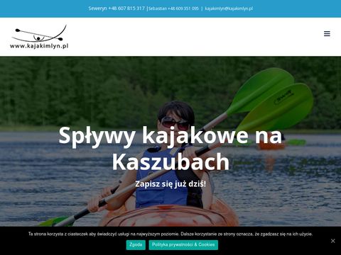 Kajakimlyn.pl - spływy kajakowe po Kaszubach