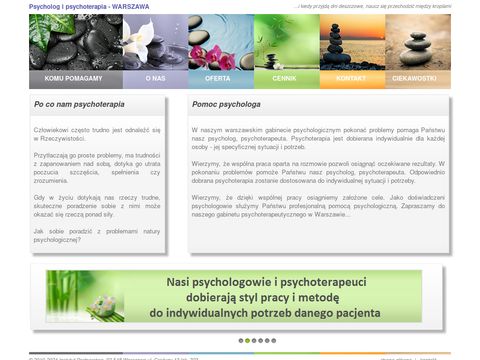 Psycholog-psychoterapia.com Warszawa