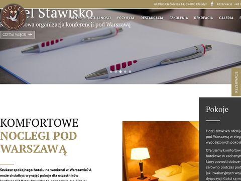 Hotel Stawisko Klaudyn sala konferencyjna Warszawa