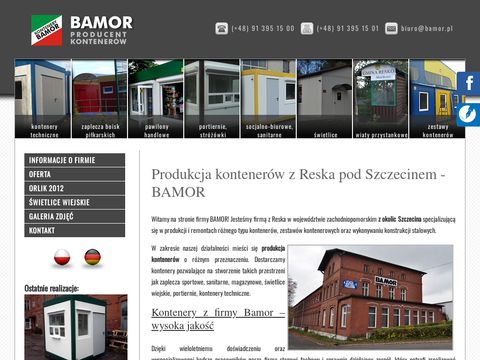 Bamor producent kontenerów Szczecin