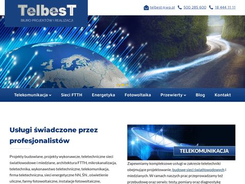 Telbest.pl spawanie światłowodów