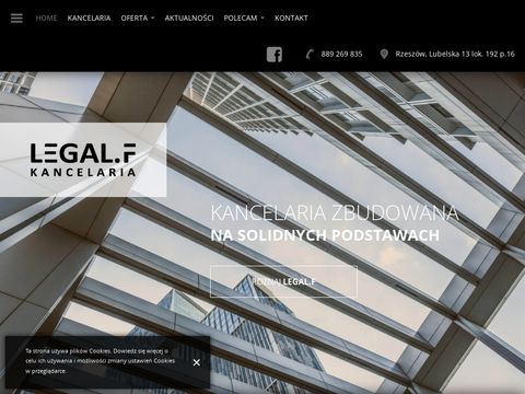 Legalfkancelaria.pl radca prawny Rzeszów