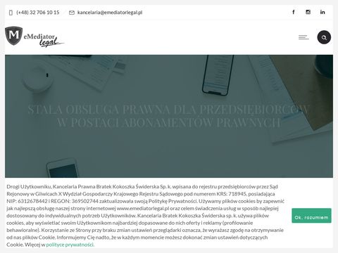 Emediatorlegal.pl prawnik Gliwice, adwokat