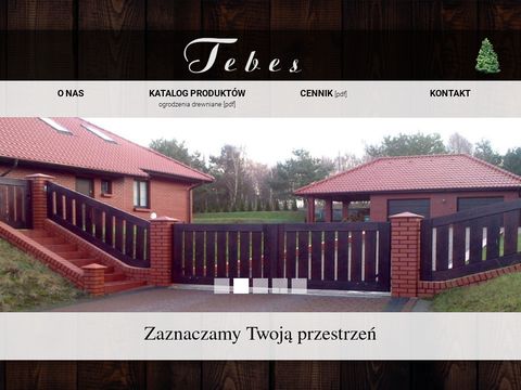 Tebes.pl ogrodzenia drewniane