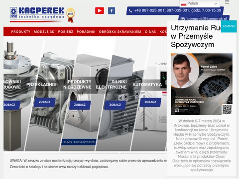 Motoreduktory - kacperek.com.pl