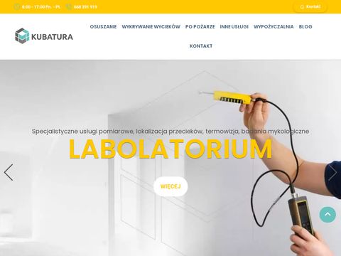 Kubatura-Lab.pl - usuwanie wilgoci ze ścian