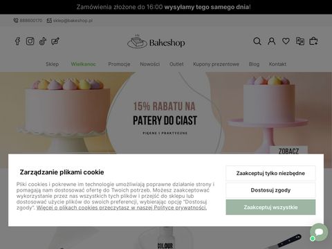 Bakeshop.pl - sklep z akcesoriami do pieczenia