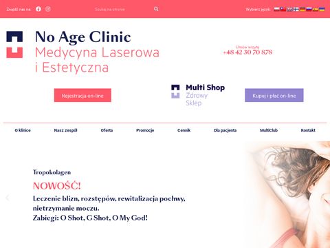 No Age Clinic - medycyna estetyczna
