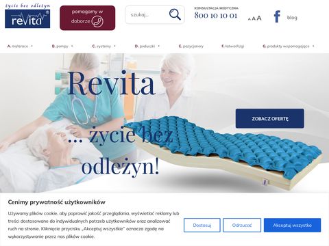 Revita.pl - materace przeciwodleżynowe producent