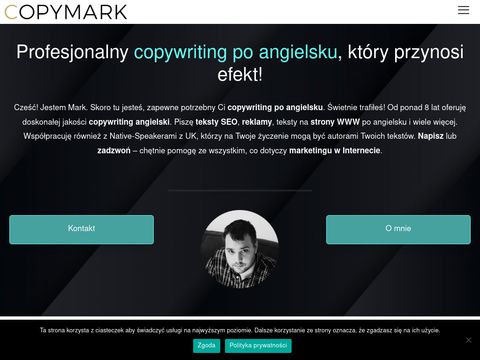 Copymark.eu - copywriter anglojęzyczny